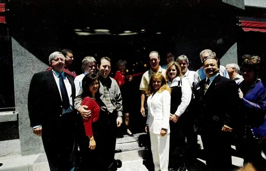 Steve and Barb with the Apartment Hunters team