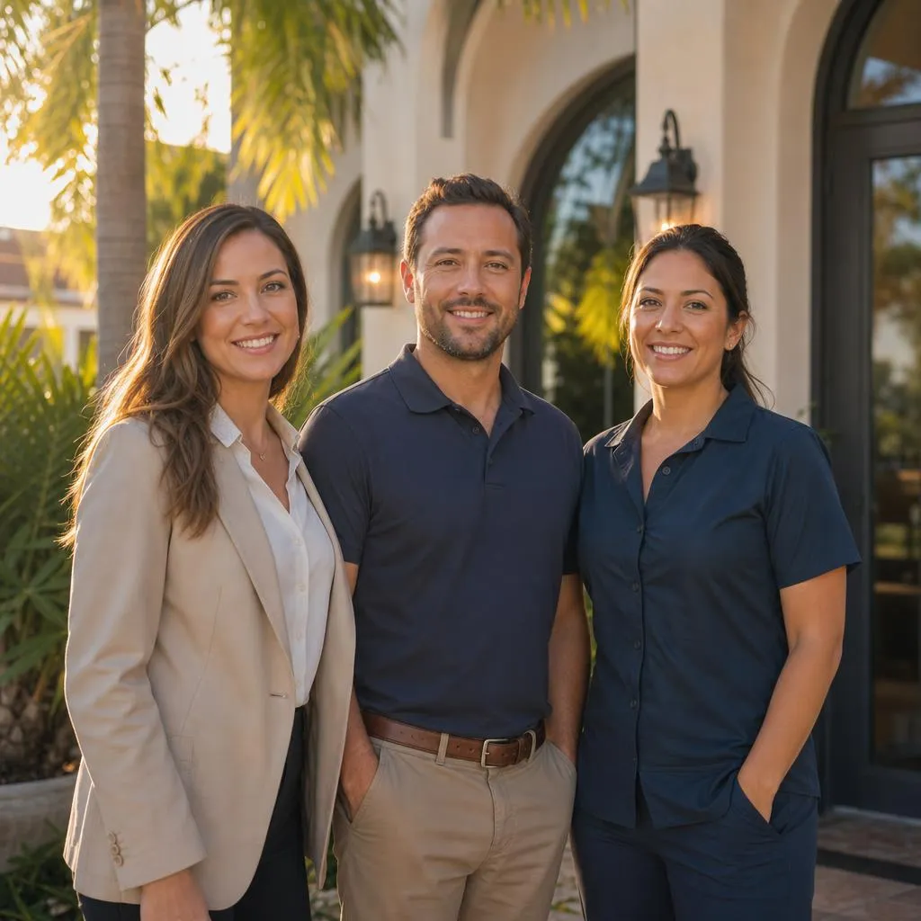 A carefully selected local property-management team